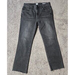 Anthropologie Edwin Bree Slim Straight Crop Gray Women's size 29